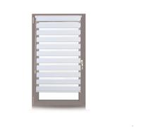 Store enrouleur, lot de 4, double face, sans perçage, fenêtre porte balcon en tissu 66x156 cm, blanc