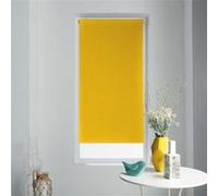 Store Enrouleur Occultant Uni et Coloré Jaune 45 x 180cm
