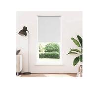 vidaXL Store Enrouleur Occultant 84,4x230 cm Blanc Fenêtre Chambre à Coucher