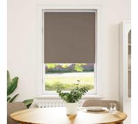 Store enrouleur occultant café 65x130cm largeur du tissu 60,7cm vidaXL