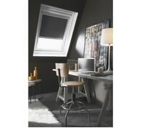 Store enrouleur occultant de toit gris anthracite Encadrement L78cm x H98cm - MADECO