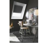 Store enrouleur occultant de toit gris anthracite VELUX C02-C04 - L55cm x H98cm - MADECO