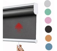 Store enrouleur occultant sans fil de type ressort à montée automatique - Imperméable - Protection UV - 60 % occultant - Pour maison et bureau - 80 x 160 cm (l x H)