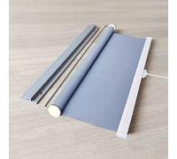 Store enrouleur occultant sans perçage, rétractable automatique, protection UV, pour salle de bain, bureau - 32 x 200 cm