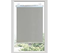 Store Enrouleur occultant, Stores enrouleurs occultants, Ventouse sans perceuse, rétractable Multicolore(Grey,125W x 58H cm)