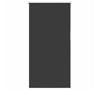 Store enrouleur occultant - vidaXL - 75,7 cm largeur du tissu - 175 cm hauteur - Noir - 100% polyester - Occultant