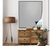 Store Enrouleur Opaque 110 x 230 cm, Temporaires, Rapide Installation Simple, Économie D'Énergie, Opaque Stores de Protection Solaire avec Ruban Nano,pour Fenêtre, Gris