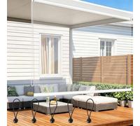 Store Enrouleur PVC Transparent Extérieurs Grands Rideau Anti-Froid Balcon | RéSistance Au Vent, Protection Pluie Terrasse avec Levage, Installation Sans Effort Pergola(B80xH150cm)