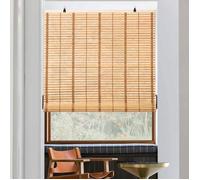 Store Enrouleur Rétro Bambou Bois Naturel,Pare-Soleil Enroulable,Filtrage De La Lumière,Anti-Uv,Pour Intérieur/Jardin/Fenêtr[CA17]