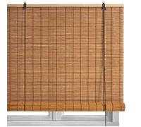 Store enrouleur retrousser de fenêtre en bambou,store à rouleau aveugle - Longueur 180 x Profondeur 140 x Hauteur 2.5cm