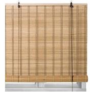 Store enrouleur retrousser de fenêtre en bambou,store à rouleau aveugle - Longueur 180 x Profondeur 140 x Hauteur 2.5 cm