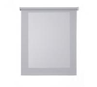 Store Enrouleur Screen avec tissu technique pour portes et fenêtres. Store thermique, Gris, 80x250