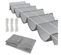 Store enrouleur solaire, forme en arc, 1 x 3 mètres, imperméable, pour pergola et terrasse