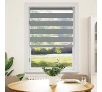 vidaXL Store Enrouleur Tamisant 100,9x175 cm Gris Store Occultant Fenêtre Maison