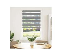 Store Enrouleur Tamisant 50x100 cm Gris Fenêtre Chambre à Coucher 240187