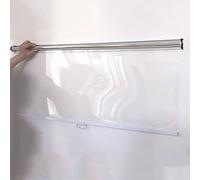 Store Enrouleur Transparent Fraîcheur Anti-poussière,Imperméable,Isolant Thermique,Rideau Télescopique pour Fenêtre Armoire Vitrine Réfrigérateur,avec Accessoires,Personnalisable (W*H:60x180cm)