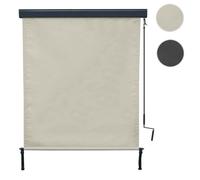 Store enrouleur vertical HWC-F42, Protection anti-UV 50 ~ 250x140 cm, crème-beige