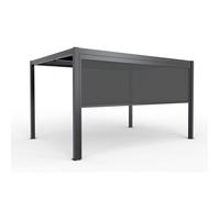 Store enrouleur vertical pour pergola - motorisé - l.3,7 x H.2,18 m - Ximax