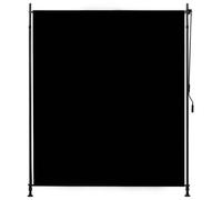 Store extérieur – Banderole verticale pour balcon, terrasse et fenêtre – 200 x 270 cm – Manivelle, tiges réglables – Protection UV – Fixation par crochet – Vert armée