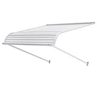 Store fenêtre VEVOR 101,6x106,6x51 cm, auvent de porte, protection solaire, stores extérieurs en aluminium légers & stables, protection contre la pluie, la neige & la lumière du soleil pour porte, ent