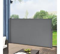 Store latéral 160 x 300 cm gris moyen Protection visuelle Store pare-soleil & pare-vent