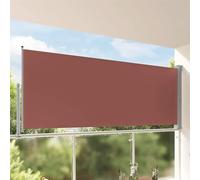 Store Latéral Balcon, Brise Vue Paravent Rétractable Auvent Latéral Extensible 140x300 cm Marron