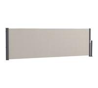 Store latéral - Outsunny - rétractable - 3 x 1 m - structure en aluminium - polyester anti-UV haute densité 180 g/m² - gris