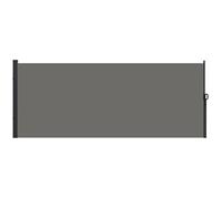 Store latéral de jardin - Outsunny - rétractable - alu. polyester anti-UV haute densité 180 g/m² - 4 x 1,80 m - gris foncé