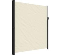 vidaXL Marquise latérale extensible Crème 220x300 cm