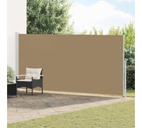 vidaXL Store enrouleur latéral 180 x 500 cm rétractable 100% polyester fer/acier
