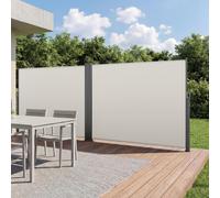 Store latéral VEVOR extensible 180 x 600 cm, store latéral en tissu polyester 180 g/m², store mural, protection contre le vent, protection solaire, brise-vue, séparateur d'espace pour jardin, balcon, 