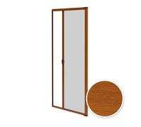Store Moustiquaire - AVOSDIM - LUXE - L140 x H230 cm - Aluminium - Chêne doré