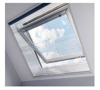 Store Moustiquaire Plissée pour Fenêtre de Toit Velux L80 x H160 cm - Facile à Installer - Fixations Incluses