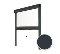 Store Moustiquaire Recoupable - AVOSDIM - LUXE - Aluminium - Gris RAL 7016 - 125x220cm
