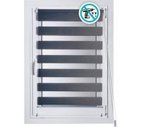 Store N&d Argent Clip&fix Double Fonctionnalité Jour/nuit Sans Perçage - Cintacor - Stor Planet