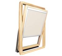 Store Occultant Compatible ROTO ® - Vitrage H63.5 X 40cm - Beige