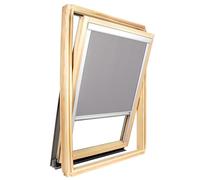 Store occultant Compatible fenêtre de Toit Roto ® - Taille châssis 78cm x 54cm - Gris Clair