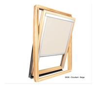 Store Occultant Compatible Velux ® pour Dimension SK08 - Beige