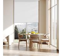 Store Occultant Fenetre 100 x 110 cm, Protéger Privée & Protection UV, Stores Intérieurs, sans perçage Facile à Montage, pour s'adapter à n'importe Fenêtre, Blanc