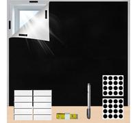 Store Occultant Fenetre, 2026 New Store Occultant sans Percage, Rideau occultant sans percage, 100% Opaque Stores Enrouleur pour Windows, Chambre à Coucher, Chambre d'enfant, loft, Caravane, 145x200cm