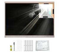 Store Occultant sans Perçage 200x145cm, Store Occultant Fenetre, Protection Solaire Rideau Occultant 100% Blackout Matériau Isolant Thermique pour Chambre à Coucher, Camping-Car