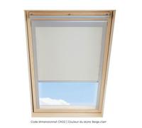Store occultant SOLSTRO, Beige, compatible avec VELUX GGL CK02 et GGU CK02