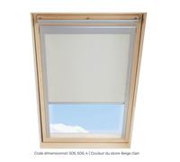 Store occultant SOLSTRO, Beige, compatible avec VELUX GGL S06, GGL 606, GGU S06, GHL S06, GHU S06, GPL S06, GPU S06