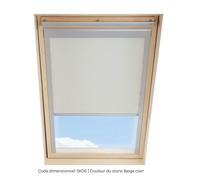 Store occultant SOLSTRO, Beige, compatible avec VELUX GGL SK06, GGU SK06, GPL SK06, GPU SK06