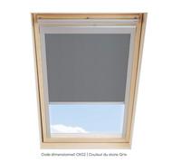 Store occultant SOLSTRO, Gris, compatible avec VELUX GGL CK02 et GGU CK02
