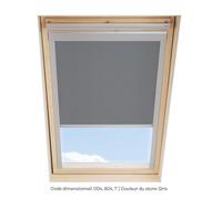 Store occultant SOLSTRO, Gris, compatible avec VELUX GGL U04, GGL 804, GGL 7, GGU U04, GHL U04, GHL 804, GIL U34