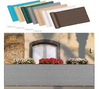 Store pare-vue d'extérieur - Rideau d'intimité - Mobilier de jardin d'extérieur - Revêtement respirant et résistant à la déchirure - 100 x 350 cm - Gris