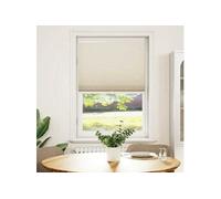 vidaXL Store plissé - Crème - 70x125 cm