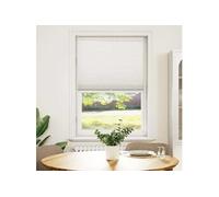 vidaXL Store plissé 90x100 cm - Blanc