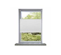 vidaXL Store plissé 100x125 cm Blanc